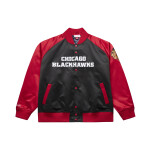Mitchell & Ness Pánská bunda Chicago Blackhawks NHL Connor Bedard #98 Player Lightweight Satin Jacket Velikost: XL