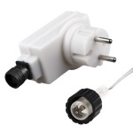 DBA Vánoční svítící rampouchy, venkovní 80LED s ovladačem