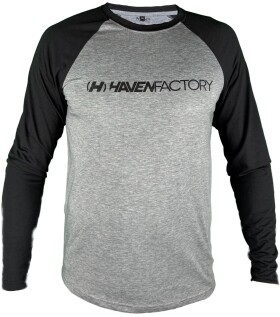 Dres HAVEN Factory Trail men black/grey, vel. 3XL (volný dres jednoduchého designu)