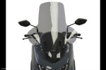 Yamaha Nmax 125 21-24, Nmax 155 22-24 Skútr plexi Powerbronze 710 mm With hand blisters - lehce kouřová