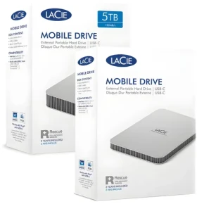 LaCie Mobile Drive 5 TB šedá / Externí HDD / Apple Exclusive / USB 3.2 Gen 1 / USB-C (STLR5000400)