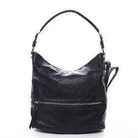 Dámská pohodlná koženková kabelka Jules černá