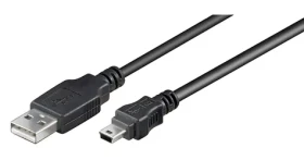Goobay 50767 / USB kabel / USB 2.0 Hi-Speed / 1,8 m / černá (50767)