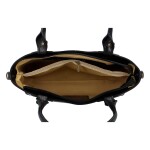 Kožená kabelka Rachel, černa