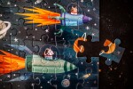 Mudpuppy Puzzle na cesty - Vesmír (36 dílků)