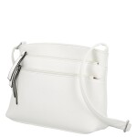 Stylová dámská koženková crossbody kabelka Lumi, bílá