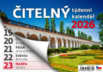 Stolní kalendář 2026 Helma - Čitelný týdenní kalendář