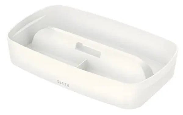Leitz MyBox Organizér s držadlem (S) bílá / Organizér / ABS / voděodolný / 30,7 x 18,1 x 5,6 cm (53230001)