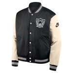 Nike Pánská bunda Las Vegas Raiders NFL Rewind Legacy Bomber Cream Velikost: 2XL
