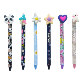 Colorino gumovatelné pero CoolPack Girls III, 36 ks, modrá náplň, displej - 36ks