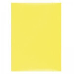 Spisové desky s gumičkou A4 lepenka - žluté