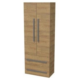 Koupelnová skříňka vysoká SAT Cube Way 60x163x33 cm dub Hickory CUBE3CHV60DH CUBE3CHV60DH