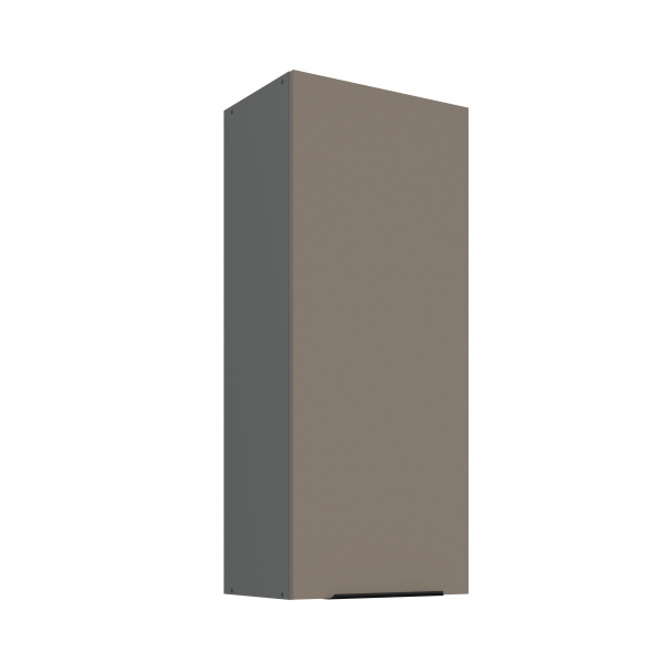 Horní skříňka Aria ANT 45 G-108 1F Barva korpusu: Antracit, Barva dvířek: TA - Sandgrau AFM