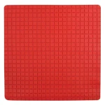 MSV Protiskluzová podložka do sprchy QUADRO Premium červená / SBS kaučuk / 54 x 54 cm