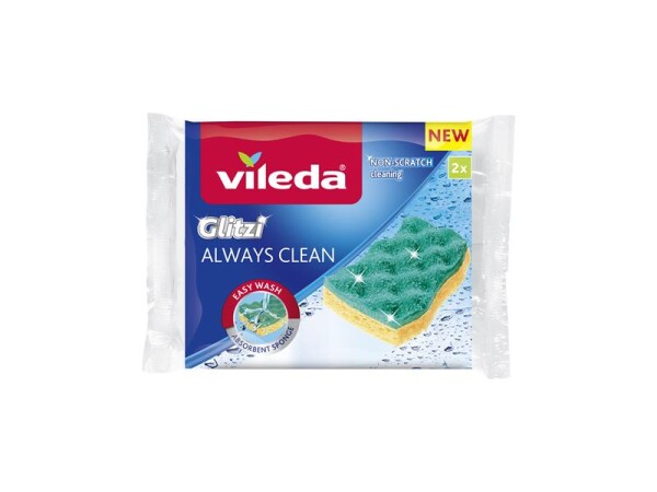 Vileda Glitzi Always Clean viskózní houba 2 ks