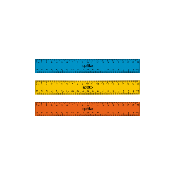 Spoko pravítko 20 cm - mix barev