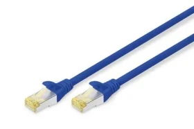 Digitus patch kabel CAT 6A S/FTP modrý / Patch kabel / 3 m / RJ45 / LSZH plášť / PoE++ (DK-1644-A-030/B)
