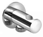 SAPHO - Držák sprchy kulatý, pevný, s vyústěním, chrom SG203