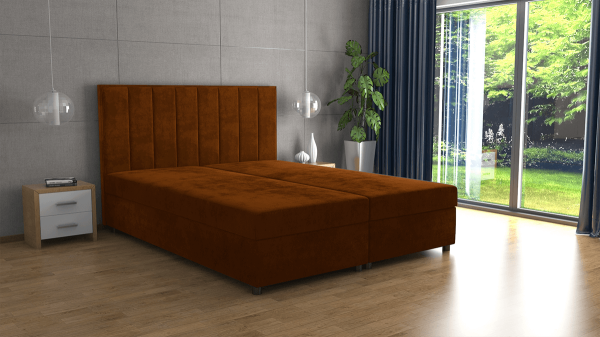 FRONTI Postel VIKI 180x200 měděná