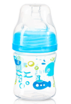 Antikoliková lahvička se širokým hrdlem, 120ml - modrá