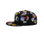 Pánská kšiltovka NBA Logo NEW ERA 5950 All over černá Velikost: 7 1/4