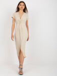 Denní šaty 17302.39 béžové - New Collection one size