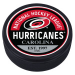 Mustang Puk Carolina Hurricanes NHL Block Textured Puck