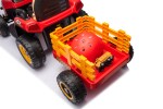 Mamido Dětský elektrický traktor BBH-030 s přívěsem červený