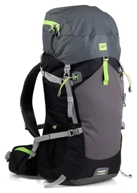 Spokey LUKLA černá-šedá-zelená / Batoh / 50 l (5902693218883)
