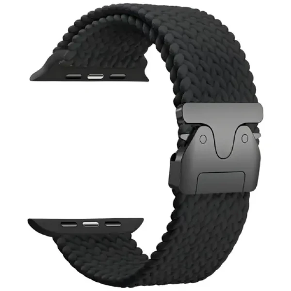 Beline řemínek Woven Nylon Parachute černá / Řemínek pro Apple Watch / 38/40/41 mm / Nylon
