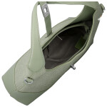 Trendy dámská koženková kabelka do ruky Lussy, zelená