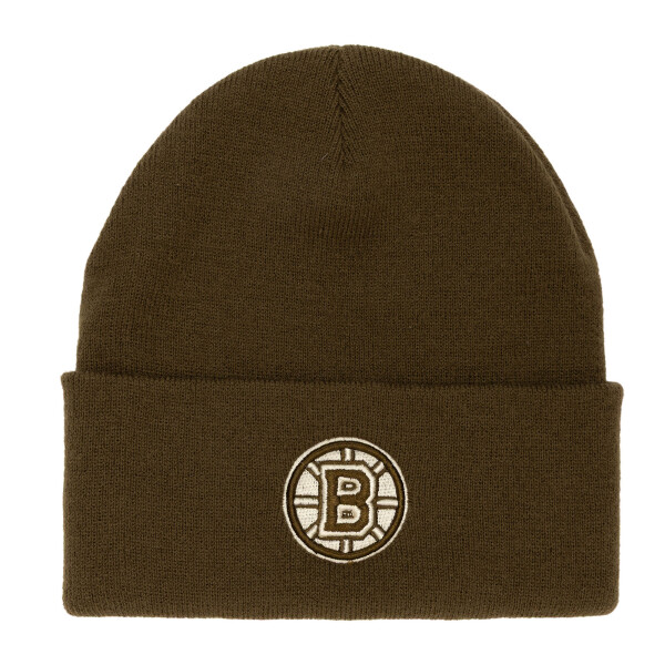 Mitchell & Ness Pánská zimní čepice Boston Bruins NHL Fashion Basic Knit