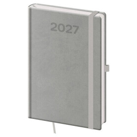 Diář 2027 týdenní A5 Print Pop - šedá