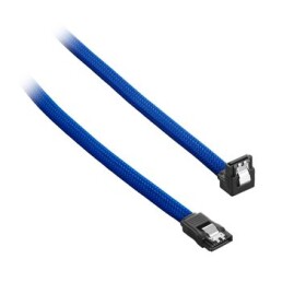 CableMod ModMesh Pravoúhlý SATA 3 Kabel 30cm - modrá (CM-CAB-RSAT-N30KB-R)