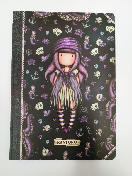 Mar Mar Mar Mar, Santoro Gorjuss, školní sešit 544, linkovaný, A5, mix motivů, 1 ks Motiv: Číslo 3