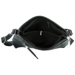 Trendy dámská koženková crossbody kabelka Laia, černá