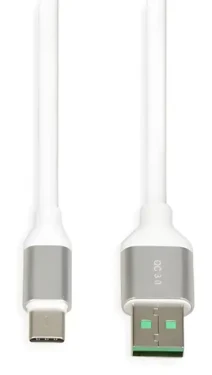 IBox IKUMTCWQC bílá / USB kabel / USB-A - USB-C / USB 2.0 / 1,5 m (IKUMTCWQC)