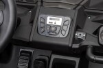 Mamido Elektrické autíčko Buggy UTV čtyřmístné 24V nafukovací kola bílé