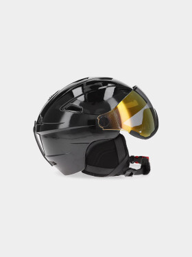 Dámská lyžařská helma vestavěnými brýlemi 4FWAW23AHELF032-20S černá 4F cm)