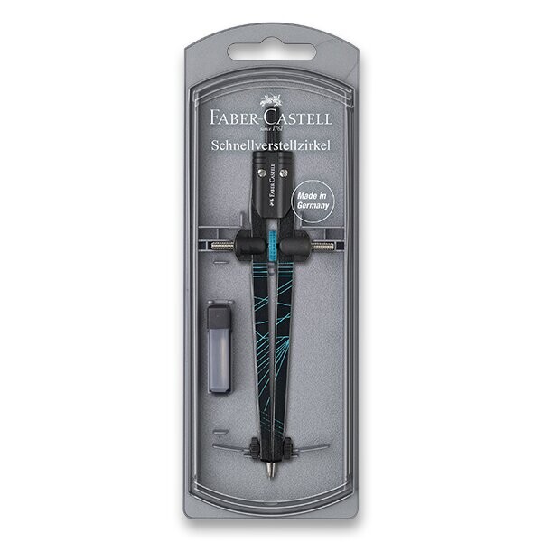 Faber-Castell Quick Set Compass Twister tyrkys