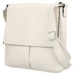 Stylová dámská koženková crossbody kabelka Katia, béžová