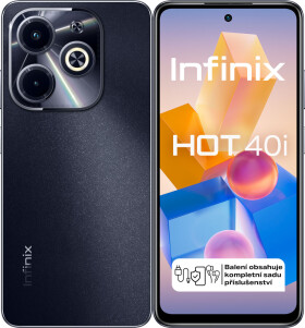 Infinix Hot 40i 4GB/128GB černá / EU distribuce / 6.56" / 128GB / Android 13 (X6528B128BLC)