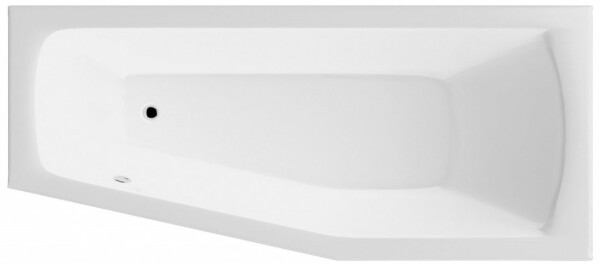 AQUALINE - OPAVA vana 170x70x44cm bez nožiček, pravá, bílá A1771