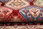 DumDekorace Designový vintage koberec v červené barvě Šířka: 120 cm | Délka: 170 cm