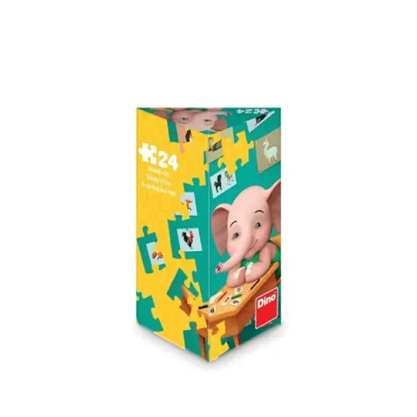 Dino Puzzle triangl Sloník Mio