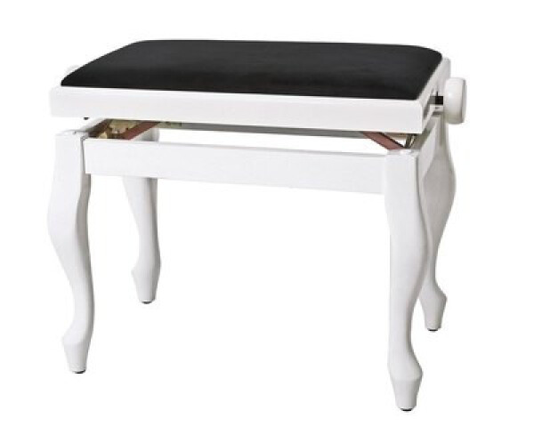 Gewa Piano Bench Deluxe Classic 130.350 White Gloss