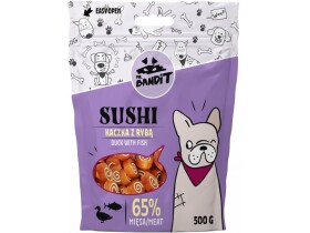 Sushi masové pamlsky (Kachna & Treska) Mr. Bandit Hmotnost balení: 500 g
