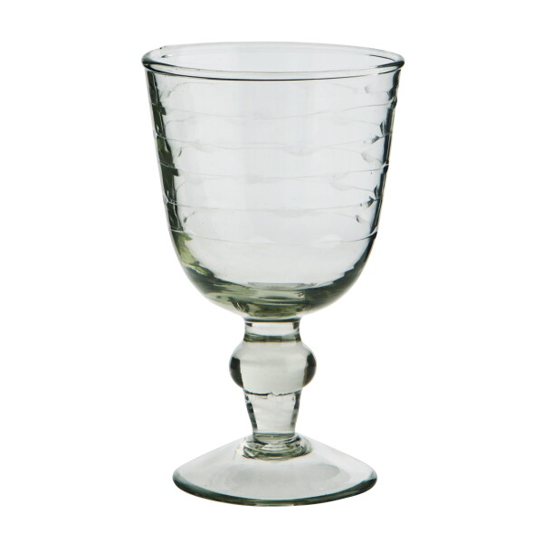 MADAM STOLTZ Sklenice na víno Glass Cutting 200 ml, čirá barva, sklo