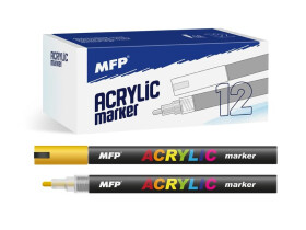 Akrylový popisovač 4 mm - zlatý