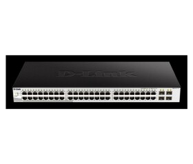 D-Link DGS-1210-52/ME/E 48-Port 10/100/1000BASE-T + 4-Port 1 Gbps SFP Ports Metro Ethernet EDF_385556